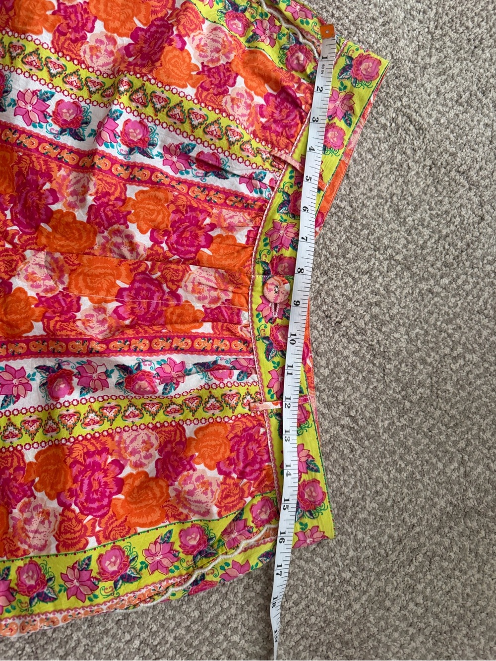 Elizabeth James - size L - Floral Scallop Hem Shorts - - Picture 7 of 7